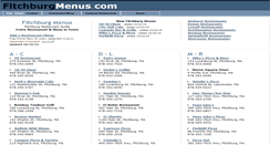 Desktop Screenshot of fitchburgmenus.com